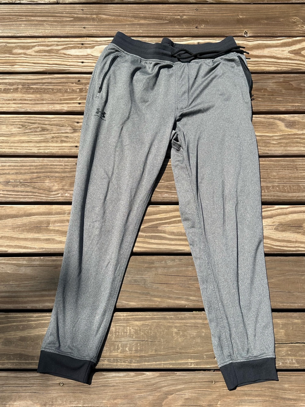 Under Armour Men's Heather Gray Athletic Joggers